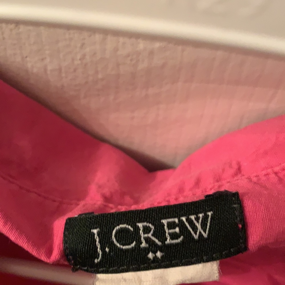 JCrew pink 3/4 button down - Picture 2 of 3